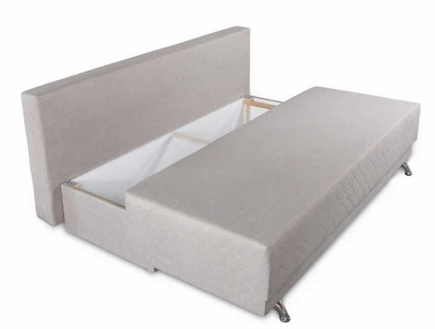 Canapea extensibila 3 locuri Karla, cu lada, bej,