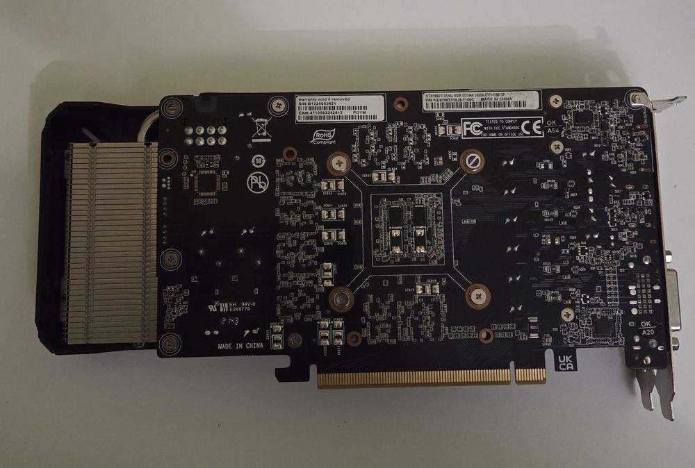 gtx 1660 ti Palit 6gb