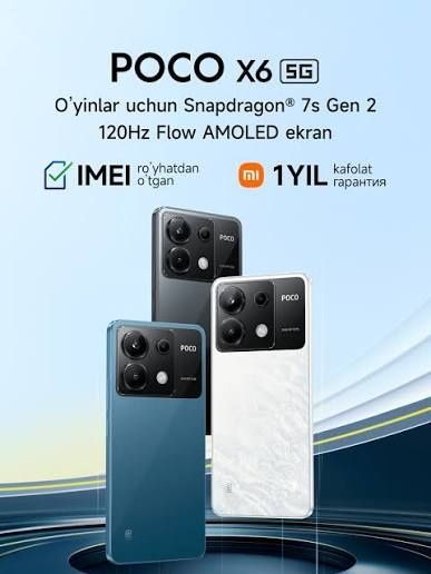 Poco X6 5G sotiladi