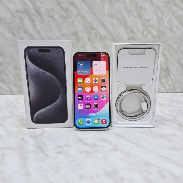 iPhone 15 Pro 128GB, 99% Baterie Zeus Amanet Militari 34134