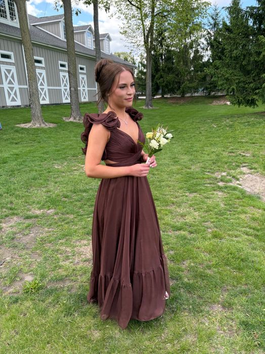 Официална дълга рокля | Mac Duggal | размер 0 (XS)
