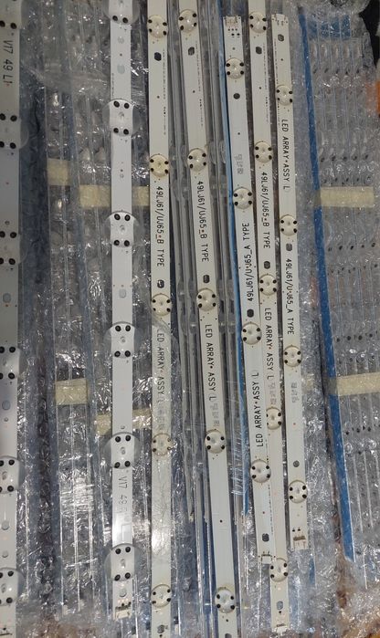 Set barete led TV LG 49" 4 barete de cu 6 leduri