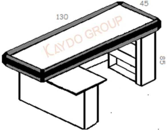 НОВО! Налични Касови модули / Каса за магазин 220cm. тъмно сив