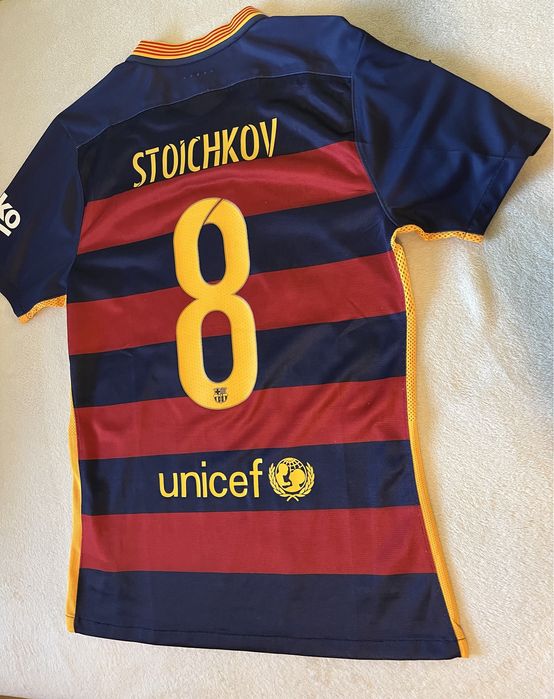 Лимитирана тениска Nike на Христо Стоичков номер 8 Barcelona Барселона
