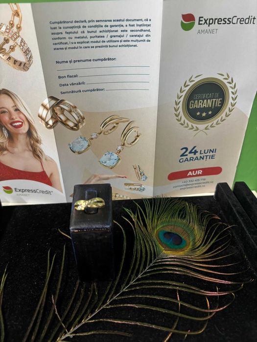 Inel aur 14k 3.19g (B.59541-Tatarasi) Garantie 2 ani 1595 lei