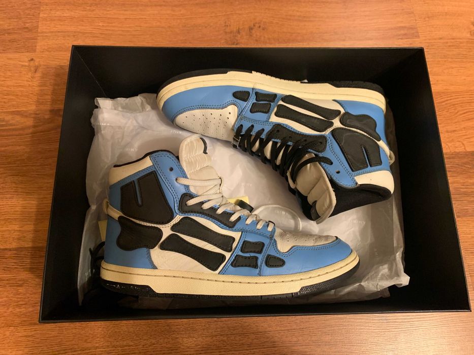 Sneakers AMIRI SKELETRON Top Hi Leather_Marime 42_piele_ORIGINALI
