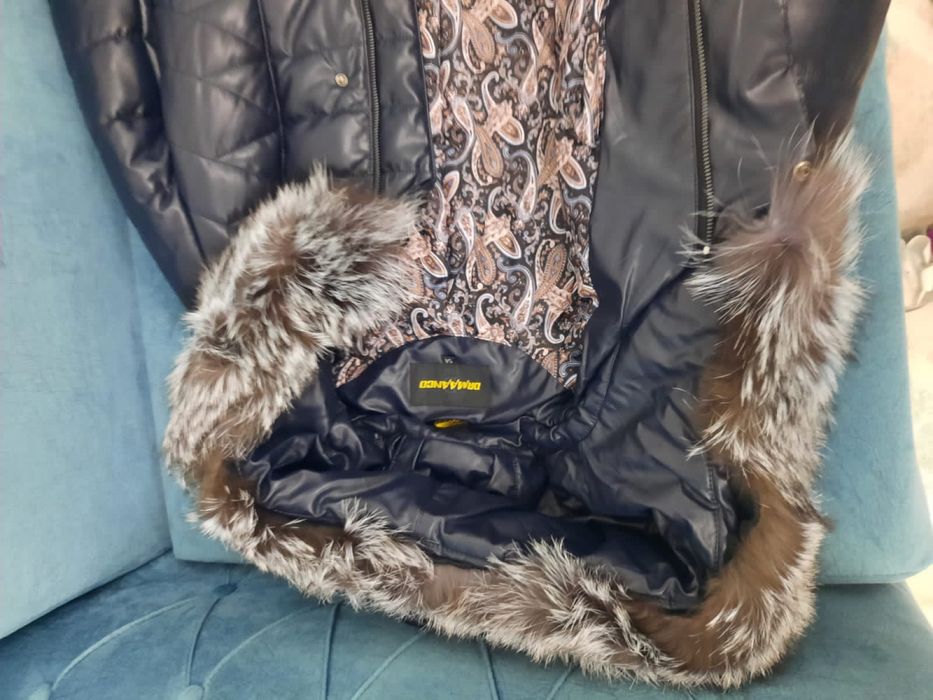 Пуховик под кожу