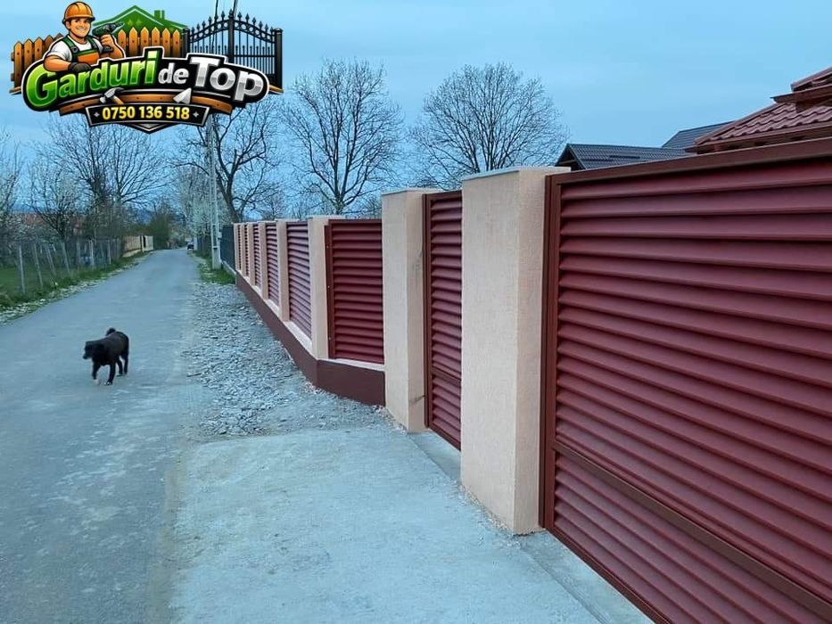 Construim garduri și porți exact după cerințele dumneavoastră (cu sau