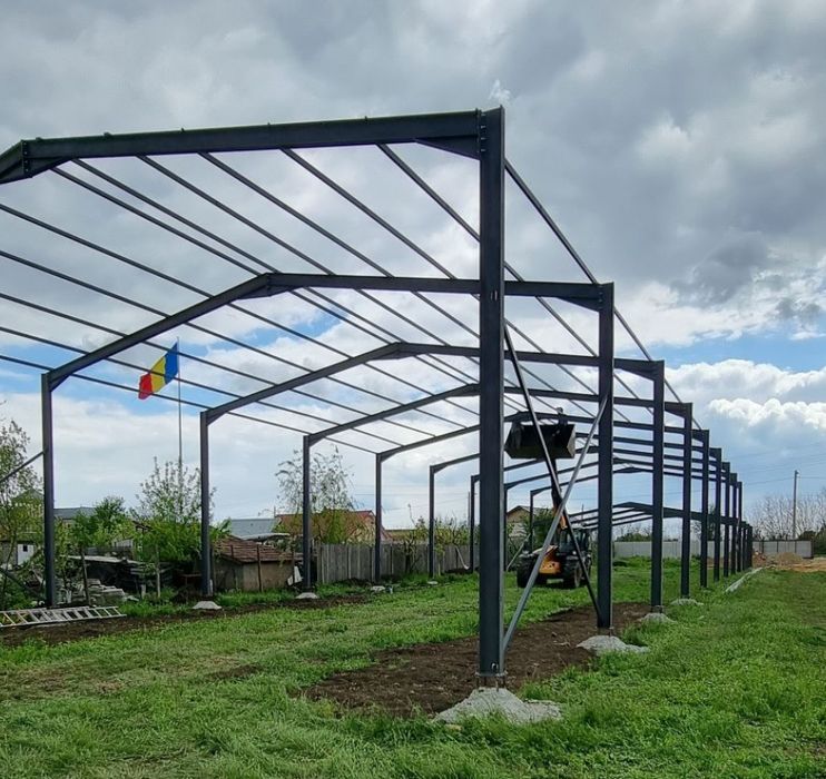 Structuri hale metalice fara montaj sau cu montaj, livram in toata Ro