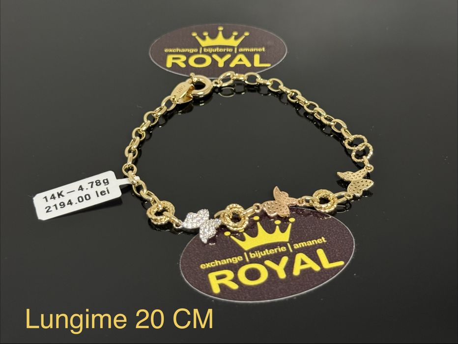 Bijuteria ROYAL : Bratara AUR 14K 4.78 GR