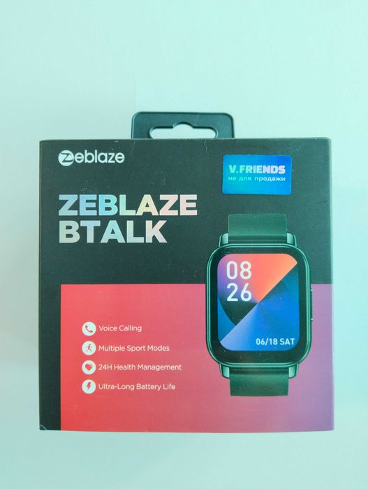 Смарт-часы Zeblaze Btalk черный