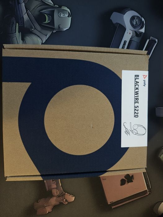 Vand căști profesionale Polycom Blackwire 5220 – USB + jack 3.5mm, noi