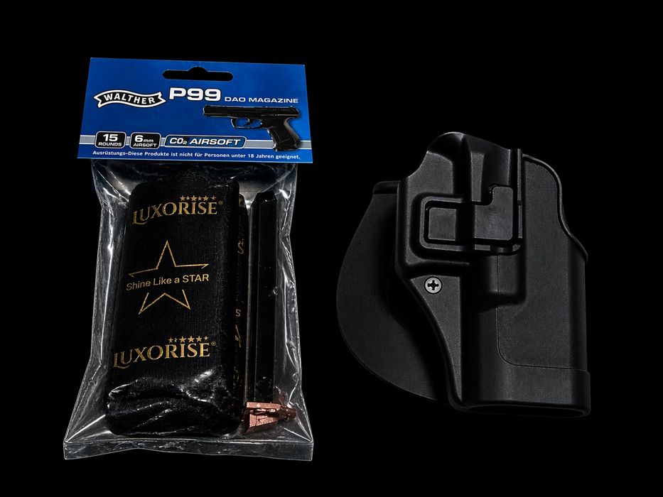 Pistol Airsoft Walther P99 Dao 5j Custom co2