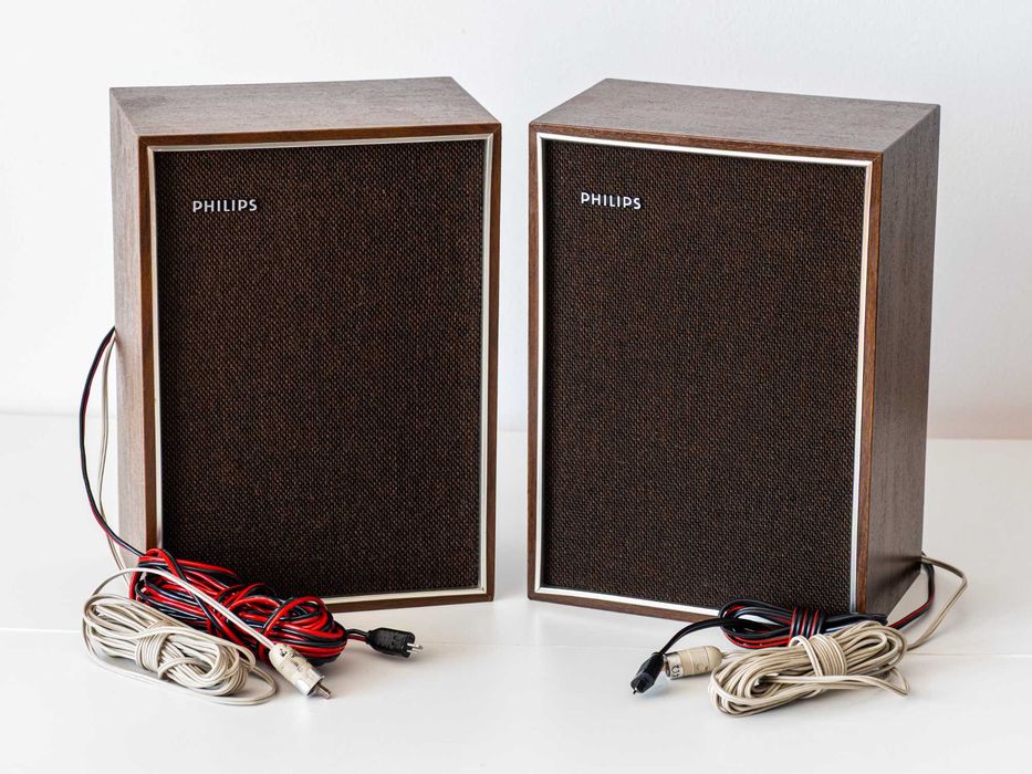 Pickup vintage HIFIVOX CC 191 H (cu amplificare proprie), Boxe PHILIPS 22RH421/11Z, 4ohm, 10 W