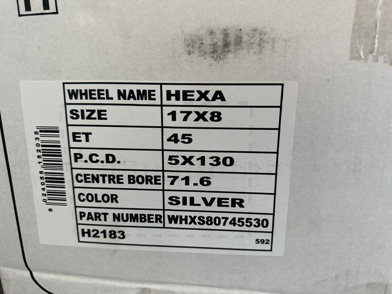 17цола 5x130 Audi Q7 Vw Tuareg 5x130  4бр