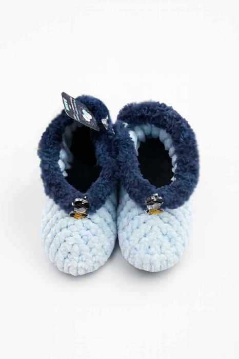 Детски плетени пантофки
