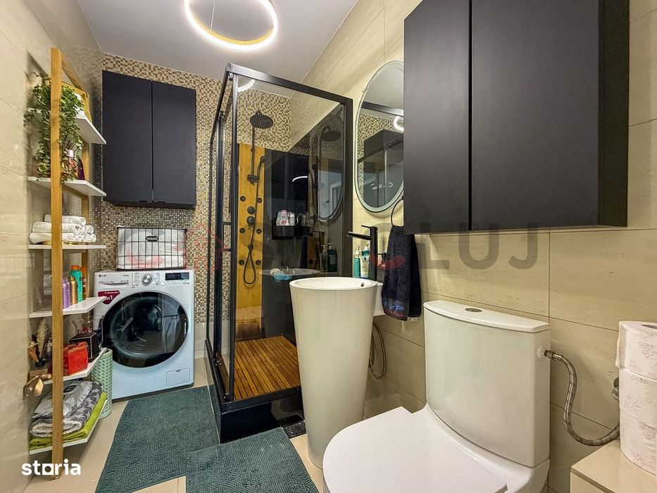 Apartament cu 2 dormitoare + living cu bucatarie open space