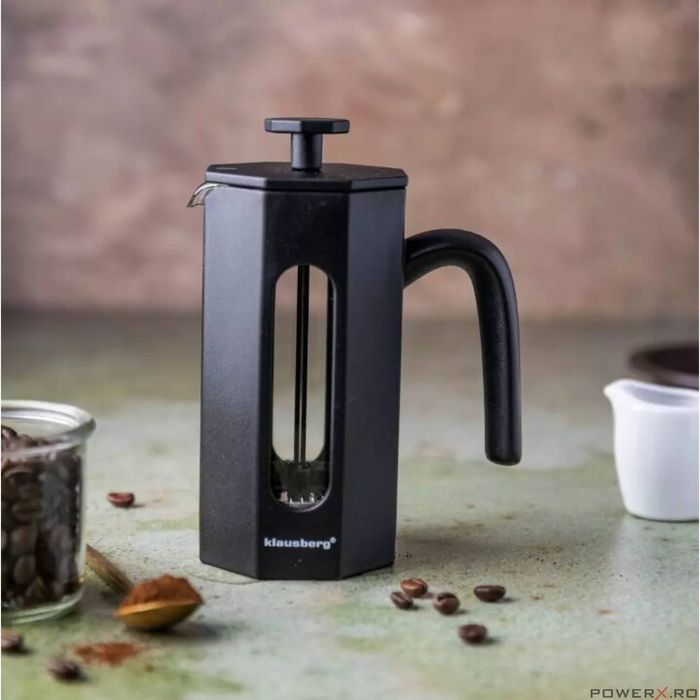 Infuzor de sticla pentru cafea, ceai sau ierburi, 800ml, Klausberg