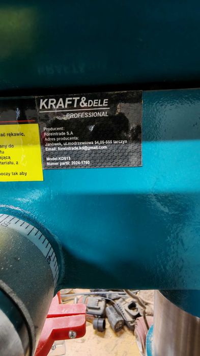 Masina de gaurit Profesionala Kraft&Dele cu cremaliera , noua nouta nefolosita !