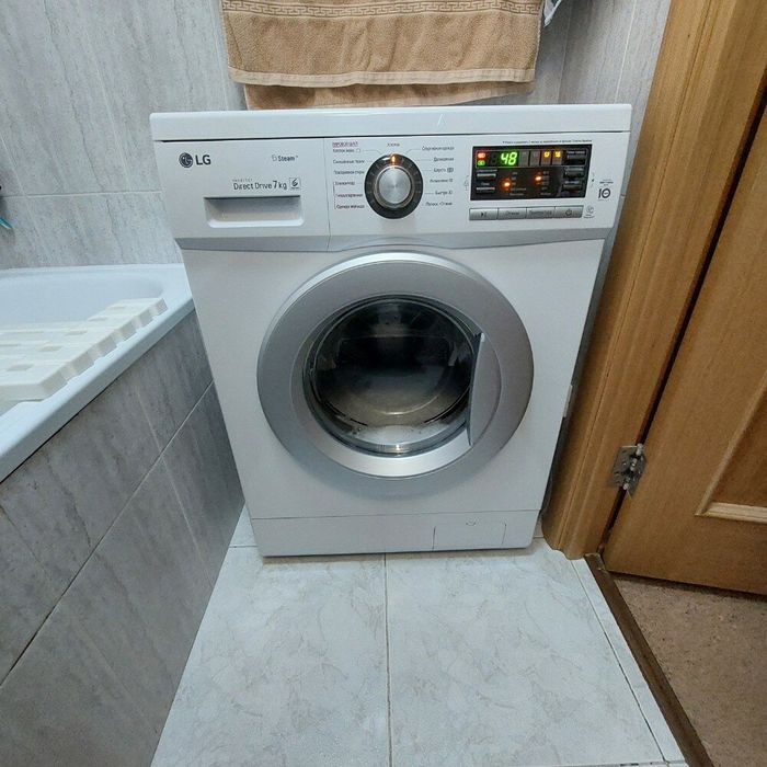 СТИРАЛЬНАЯ машинка автомат 7кг переезжаю/Кір жуғыш машина автомат 7кг