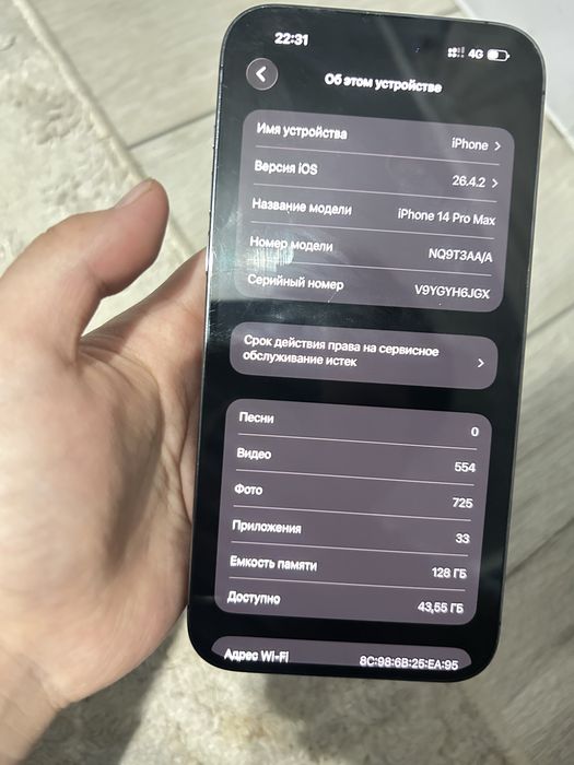 iphone 14 pro max б/у