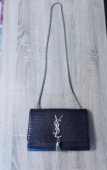 Чанта YSL кафява