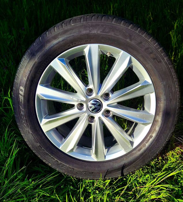 Оригинални джанти VW Touareg 19" 5x130 с зимни гуми – перфектни, Варна