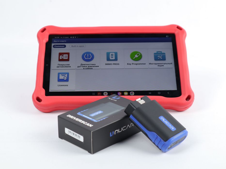 MUCAR DRIVERSCAN автосканер + планшет, сервер X-PRO 5, 800+ марок авто