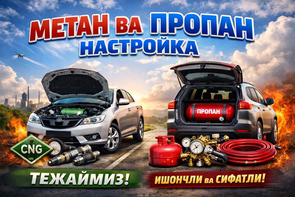 Метан ва пропан настройка киламиз иншаАллох  кафолат бор