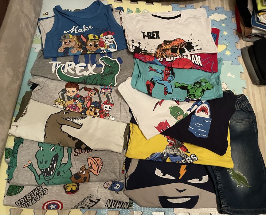 Детски дрехи за момче Пролет-Лято, размер 128-134