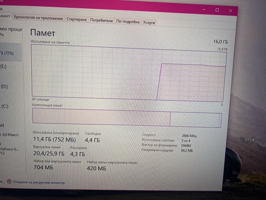 Цял компютър intel 10100f , GTX 970 , 16 GB Ram DDR4 2666mhz ssd