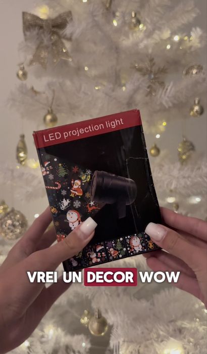 Proiector LED de Crăciun