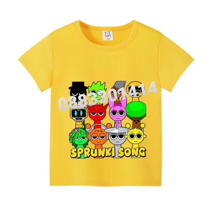Детски тениски Спрънки Sprunki Incredibox Фланелки