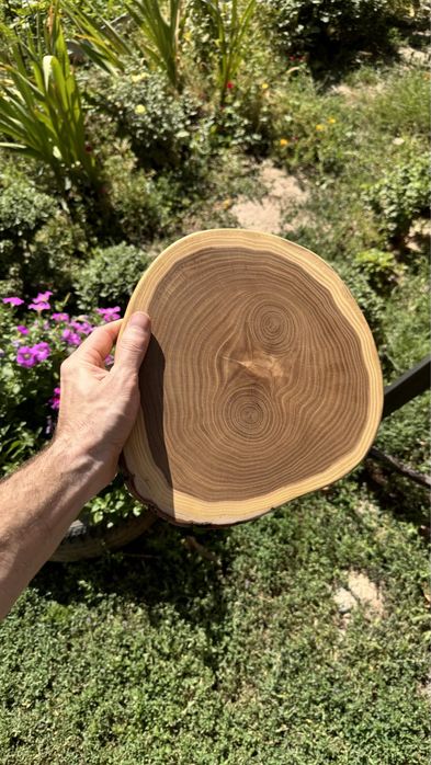 Доска для разделки из дерева (спил)