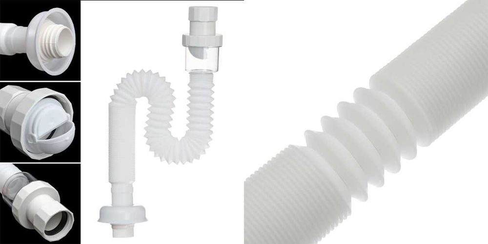 Tub evacuare Bucătărie cu inchidere automata pt miros. Nou