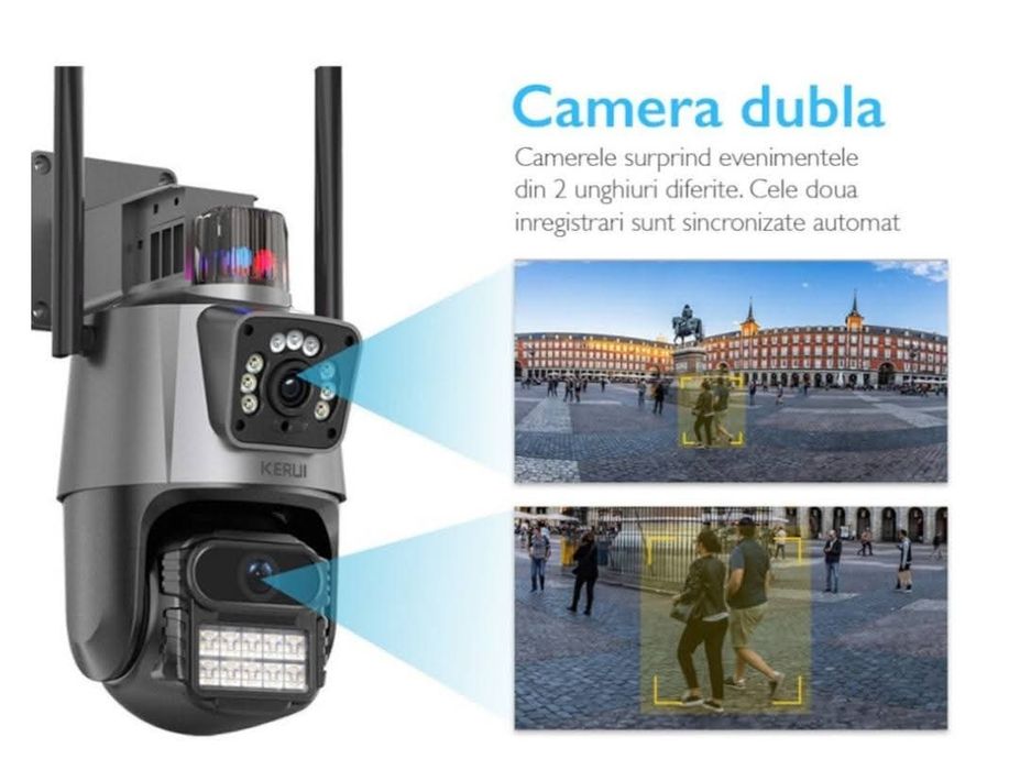Camera de exterior dubla