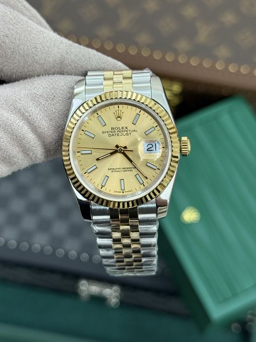 Rolex Date-Just 36mm Champagne