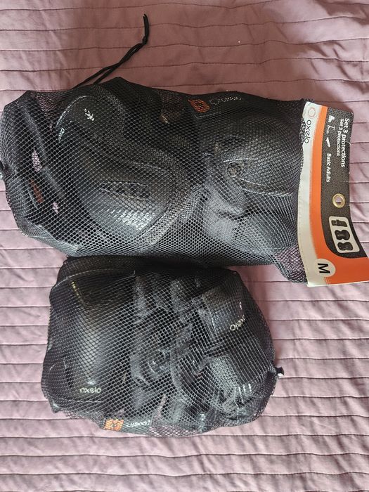 2 комплекта протектори Oxelo (Decathlon) – размери M и S (общо 12 части)