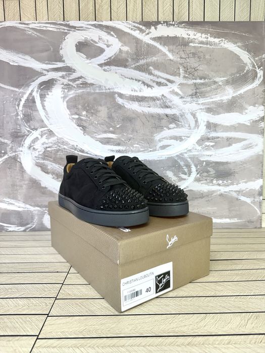 Christian Louboutin Low Black Spikes