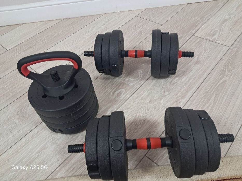 Гиря и гантели сборно разборные.