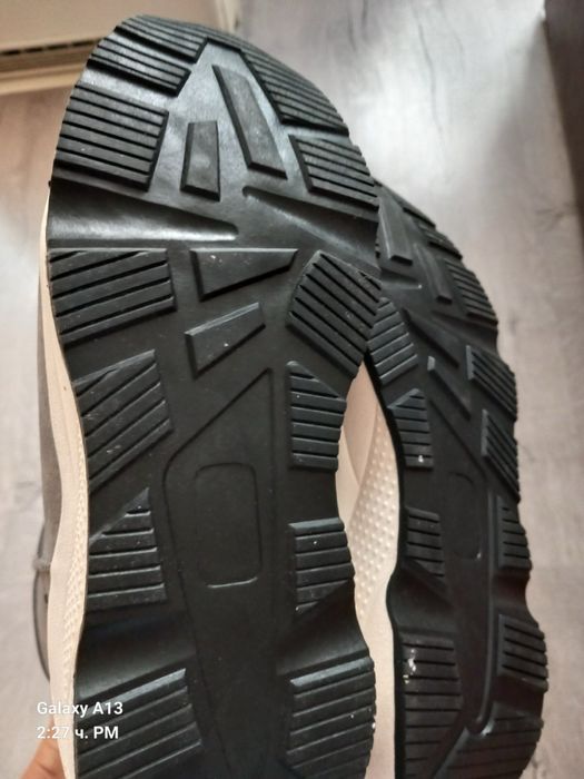 Ватирани Боти в сив цвят