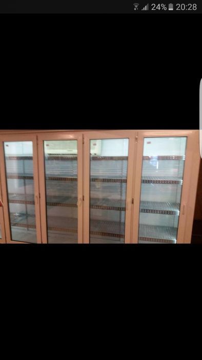 Vitrina frigorifica din pvc cu sticla termopan si a.c