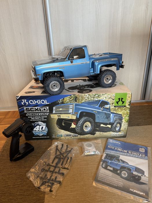 1/10 SCX10 III Pro-Line 1982 Chevy K10 4X4 Rock Crawler Brushed masina