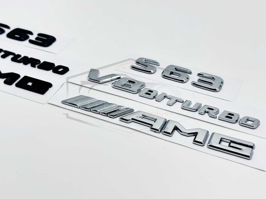 Mercedes надписи емблема s63 v8 biturbo amg