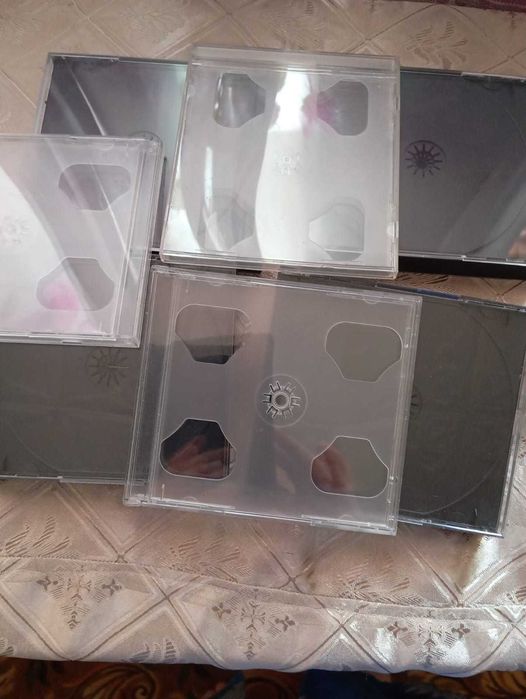 Коробки для компакт-дисков  двойные (на 2 диска)  и на 4 диска