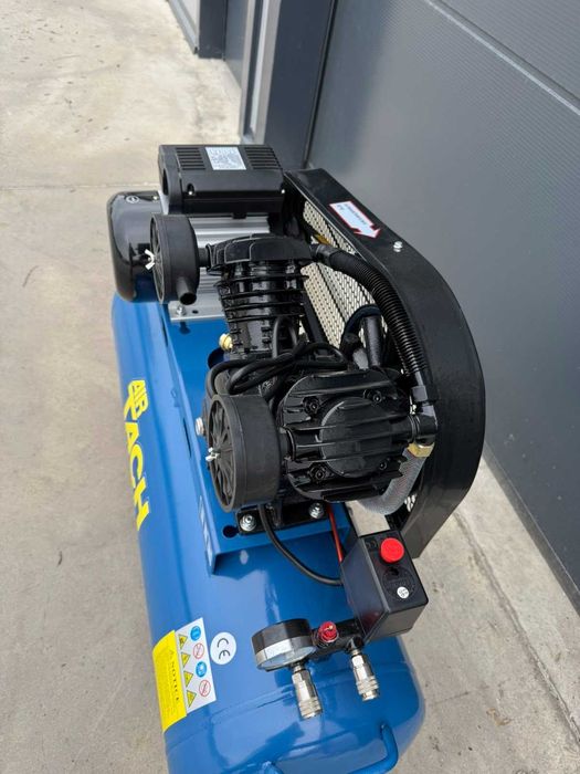 Компресор за въздух 100L3НР 2.2 кв 8 бара - 360 л/м + сет за боядиване