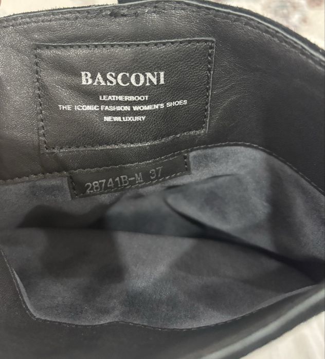 Зимние замшевые сапоги Basconi