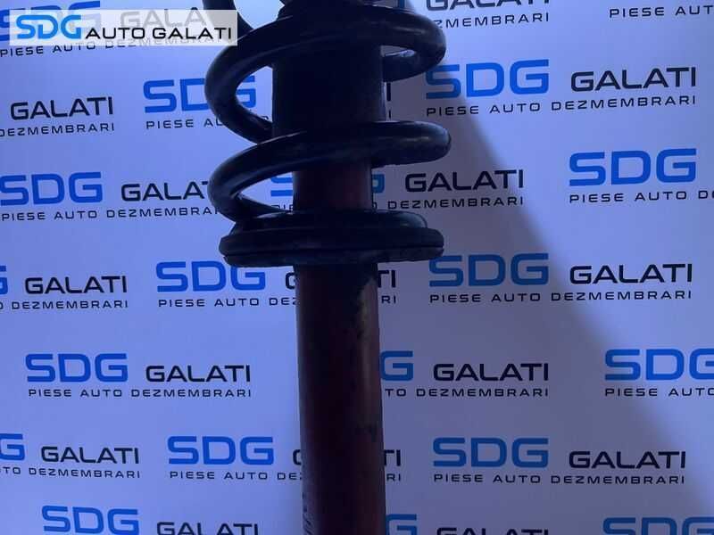 Telescop Amortizor Complet cu Arc si Flansa Stanga Fata Audi A6 C6 4x4 Quattro 2.7 TDI 2005 - 2011 Cod 4F0413031AP [AV1164]