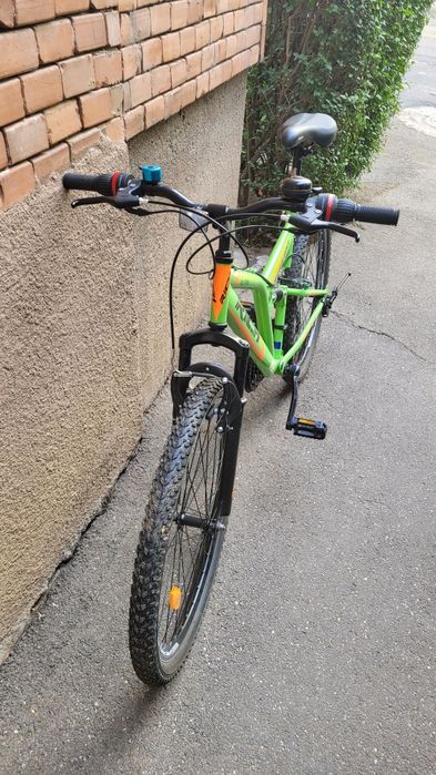 Bicicletă MTB Rich Bike Alpin 26", 21 viteze, suspensie față/spate, stare foarte bună