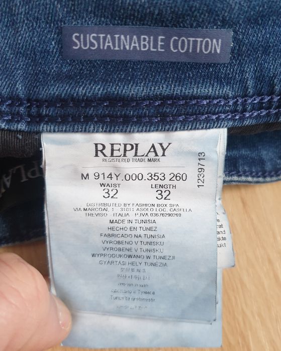 Blugi REPLAY, de bărbați, marimea 32/32